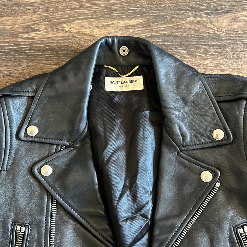Saint Laurent Leather Jacket - Picture 8 of 16